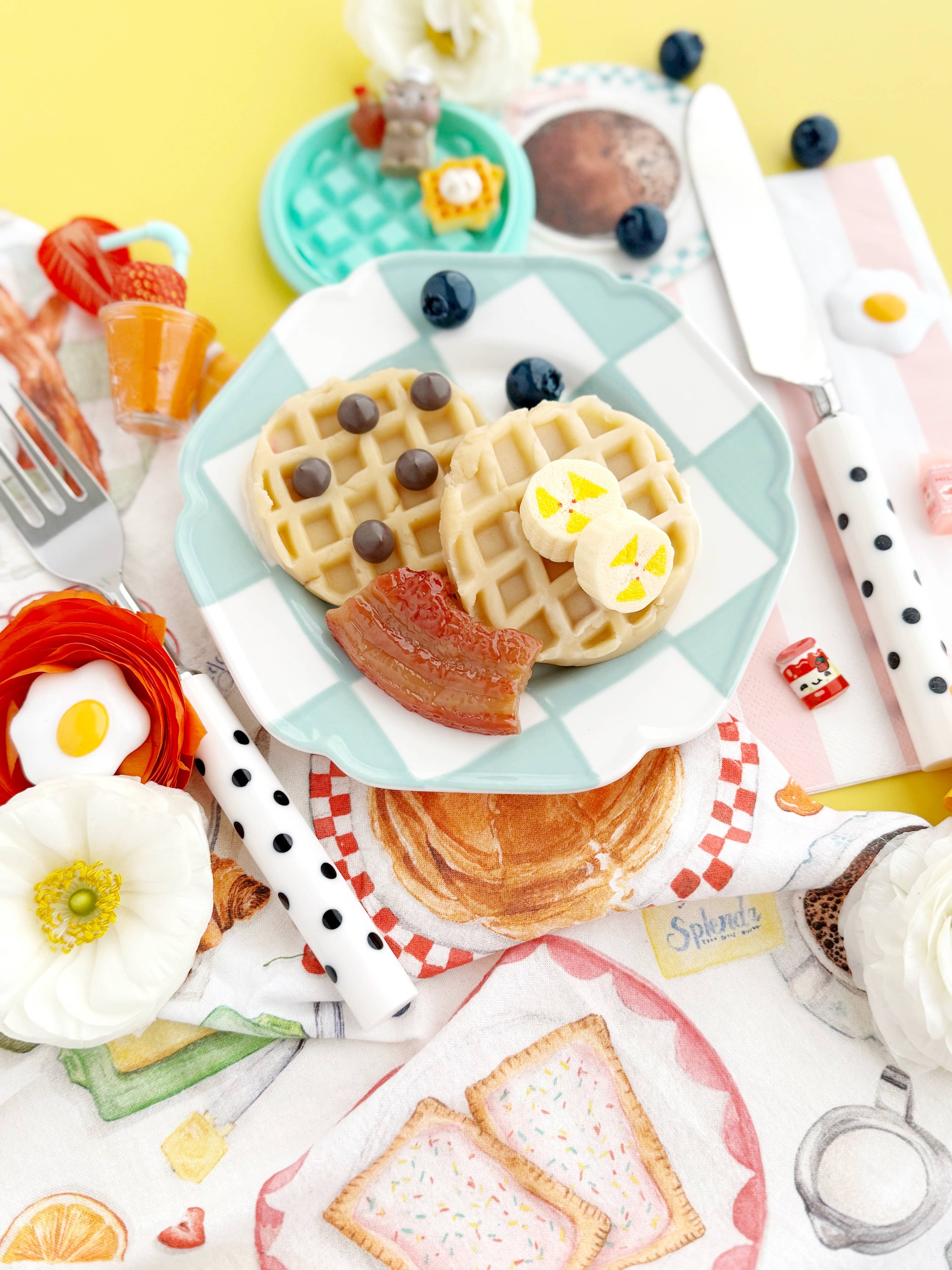 Earth Grown KidDoughs (KidDoughs by EGKD) - Sunny Side Diner KidDough Play Kit