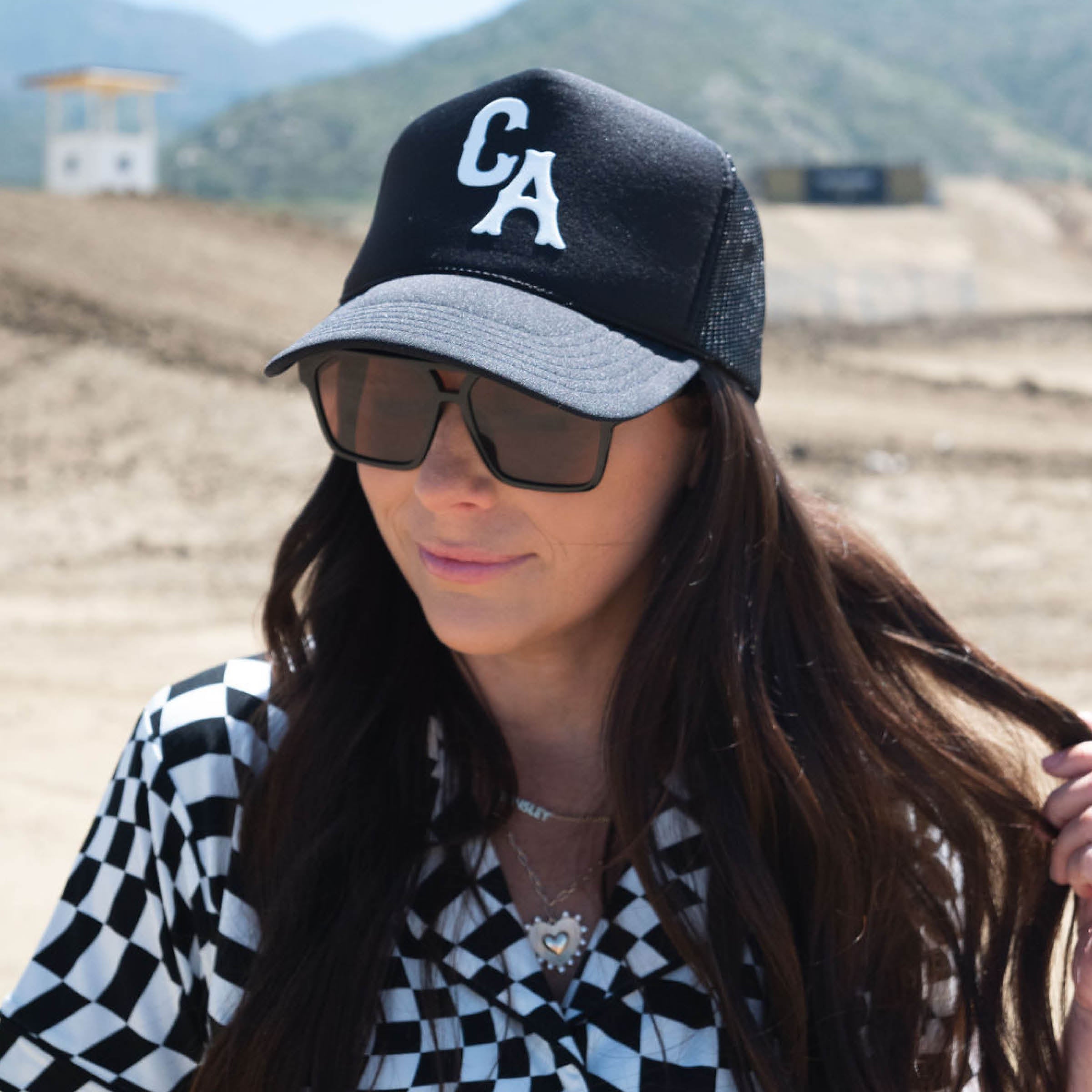 CA | Trucker Hat (Black)