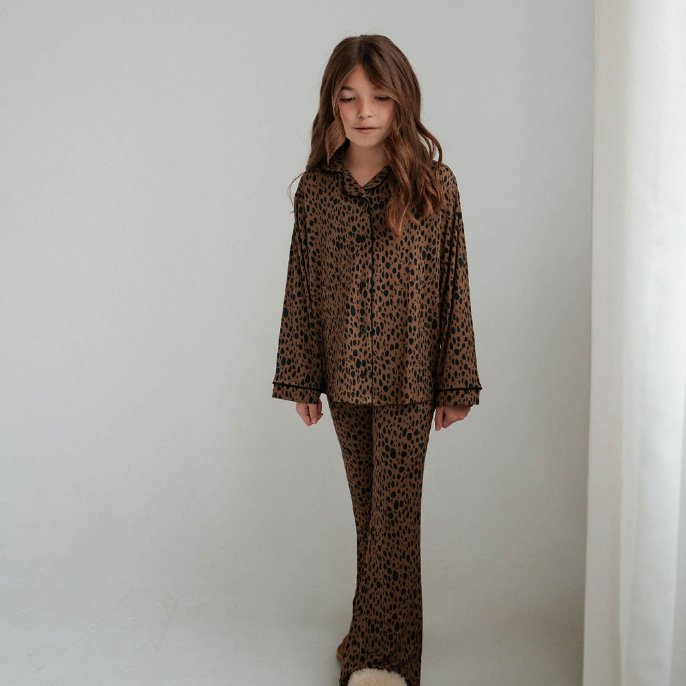 Cheetah | Girl's Flare Set