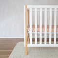 Load image into Gallery viewer, Chocolate Gingham | Bamboo Crib Sheet
