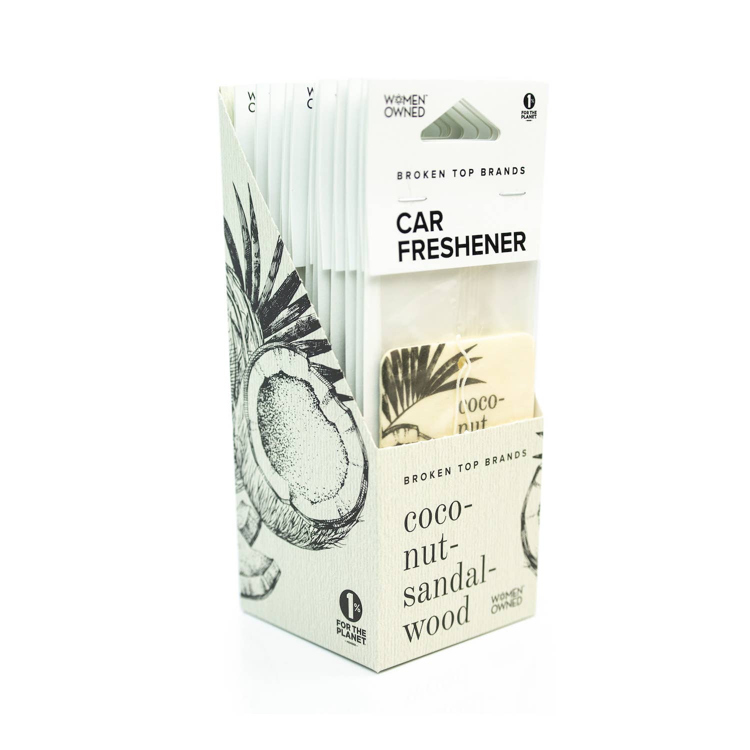 Broken Top Brands - Coconut Sandalwood Car Fresheners