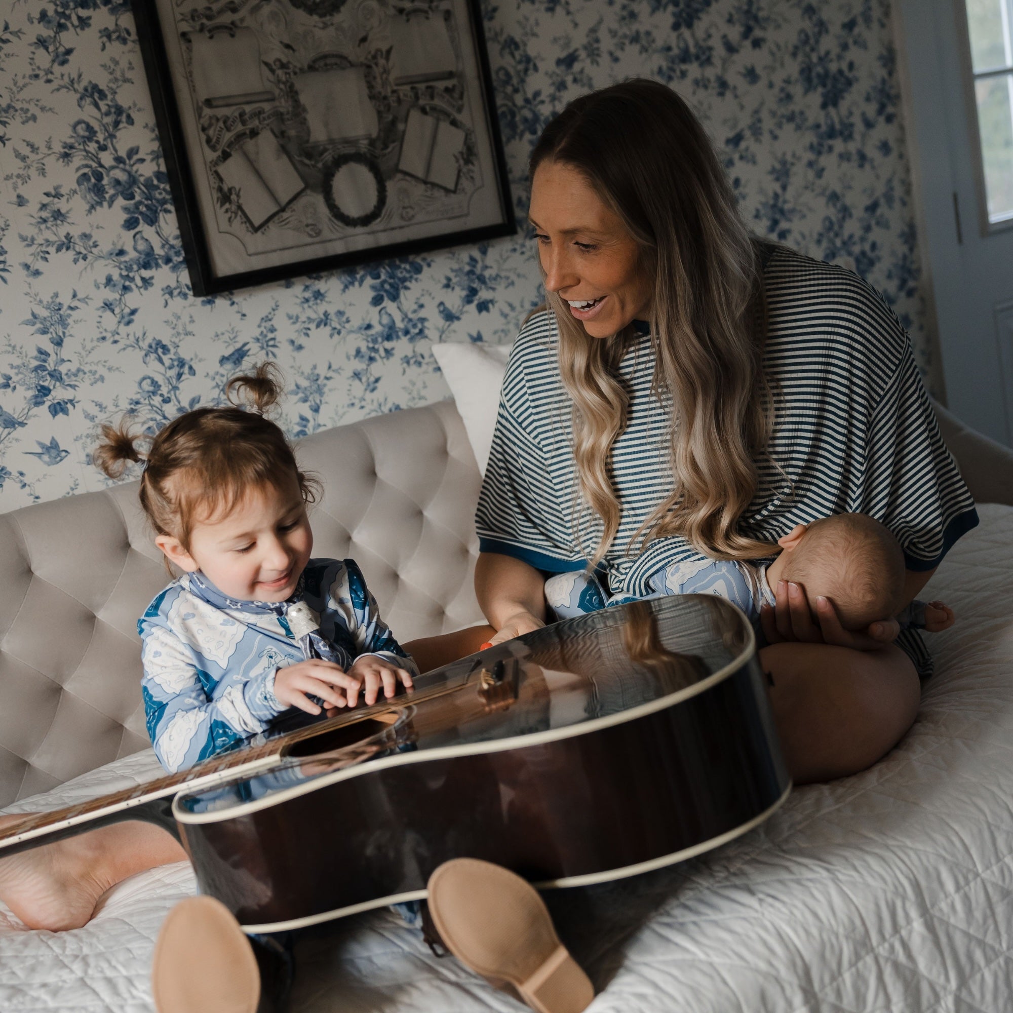 Knox Stripe | Ribbed Women's T-Shirt Dress