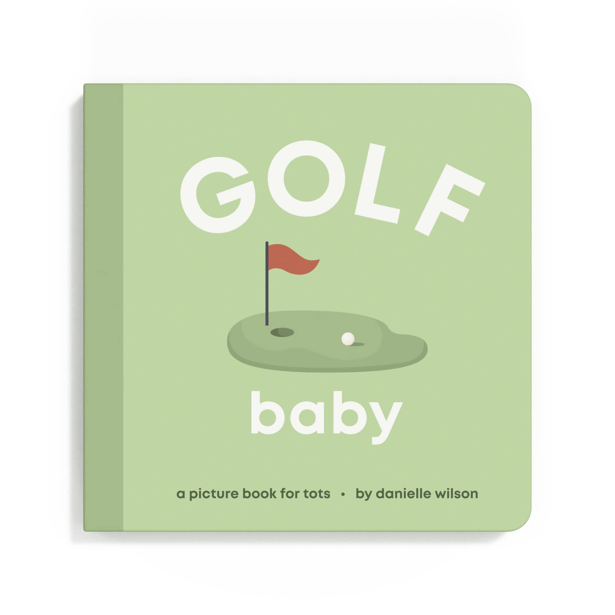 Left Hand Book House - Golf Baby- Board Book