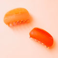 Load image into Gallery viewer, Sunshine Studios - Two-Tone Hair Claw | Blood Orange
