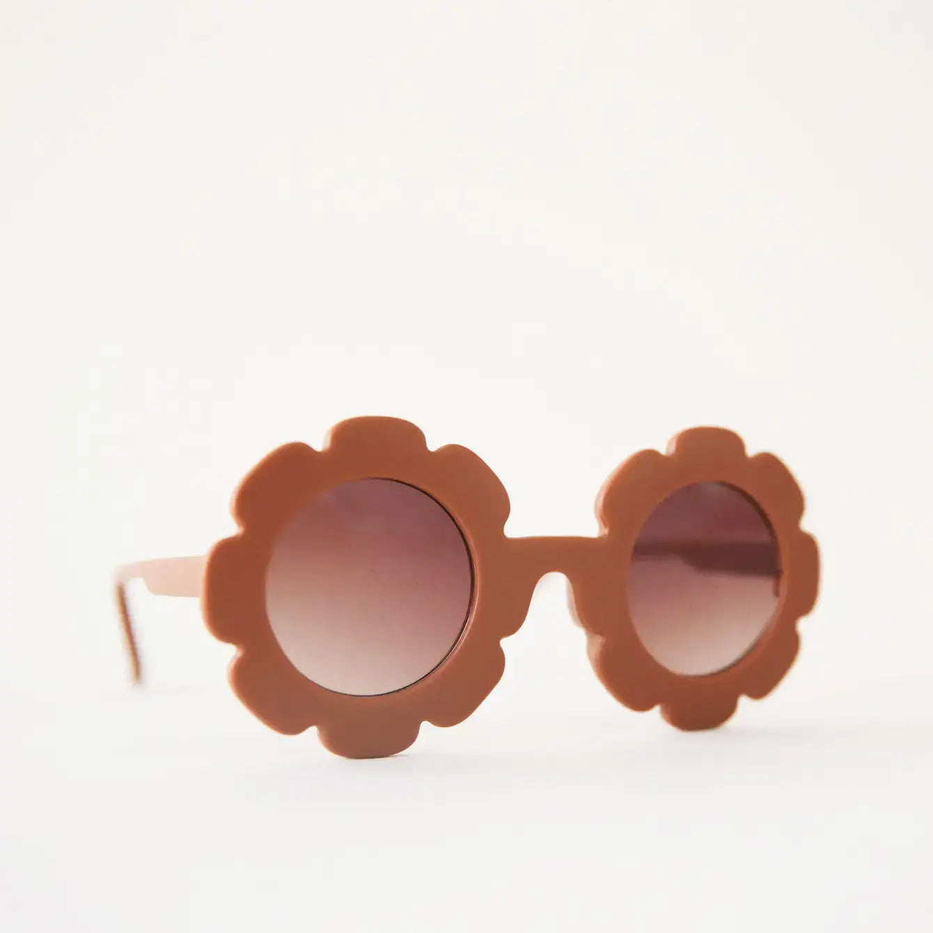 Sunshine Studios - Kids Flower Sunglasses | Cognac