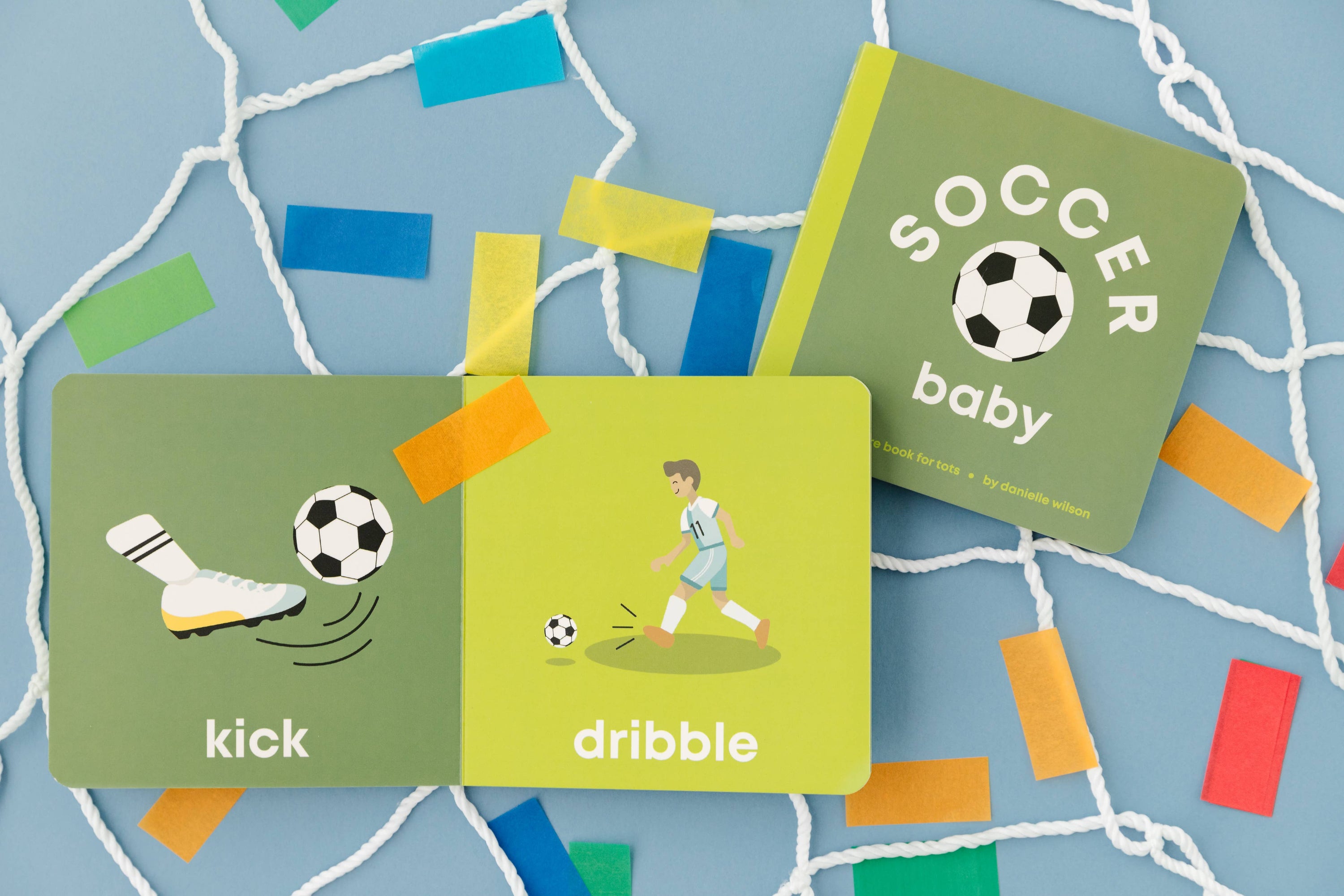 Left Hand Book House - Soccer Baby- Board Book