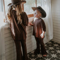 Load image into Gallery viewer, Cowboy Coffee Ribbed | Girl's Everyday Set
