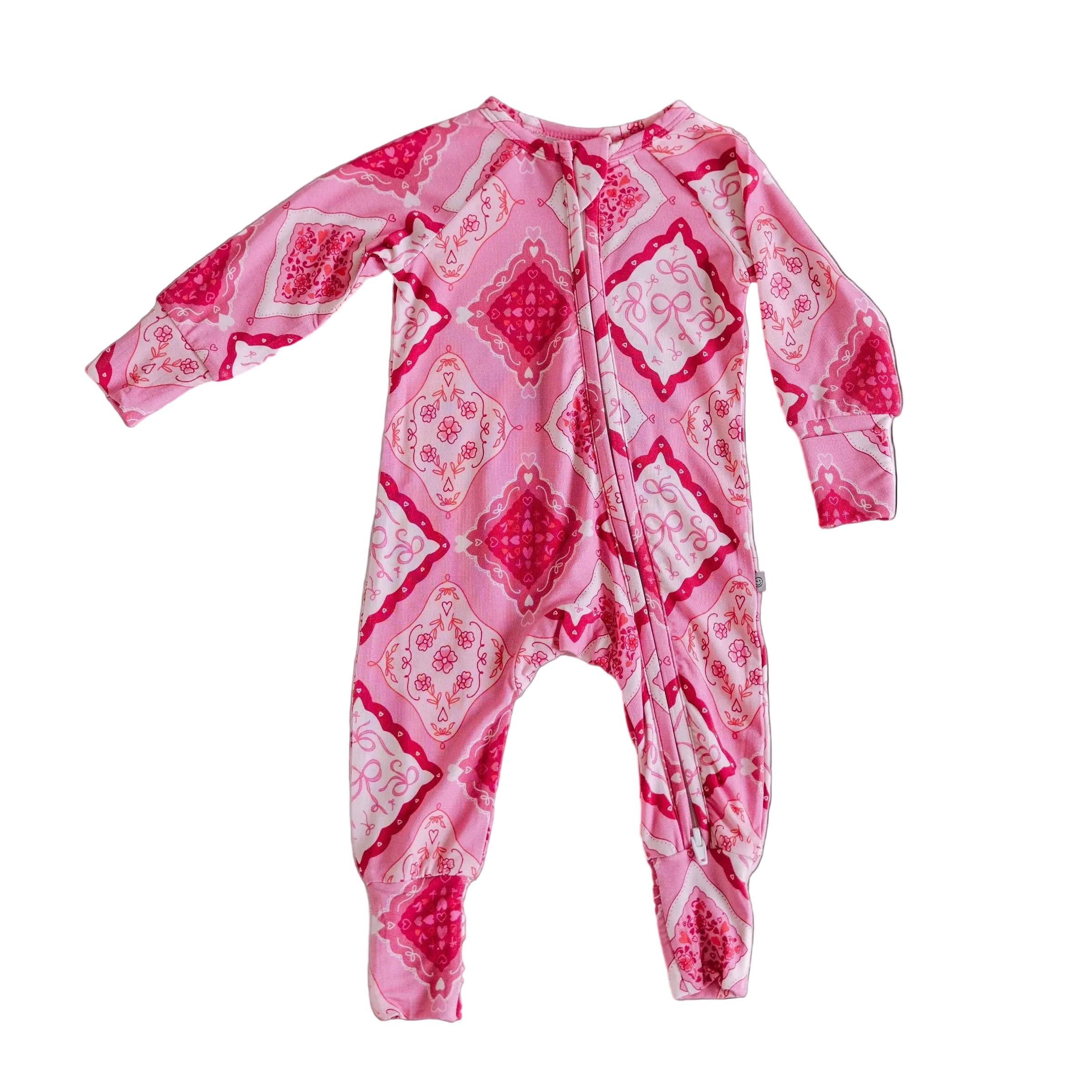 Darlin' Bandana | Bamboo Zip Romper