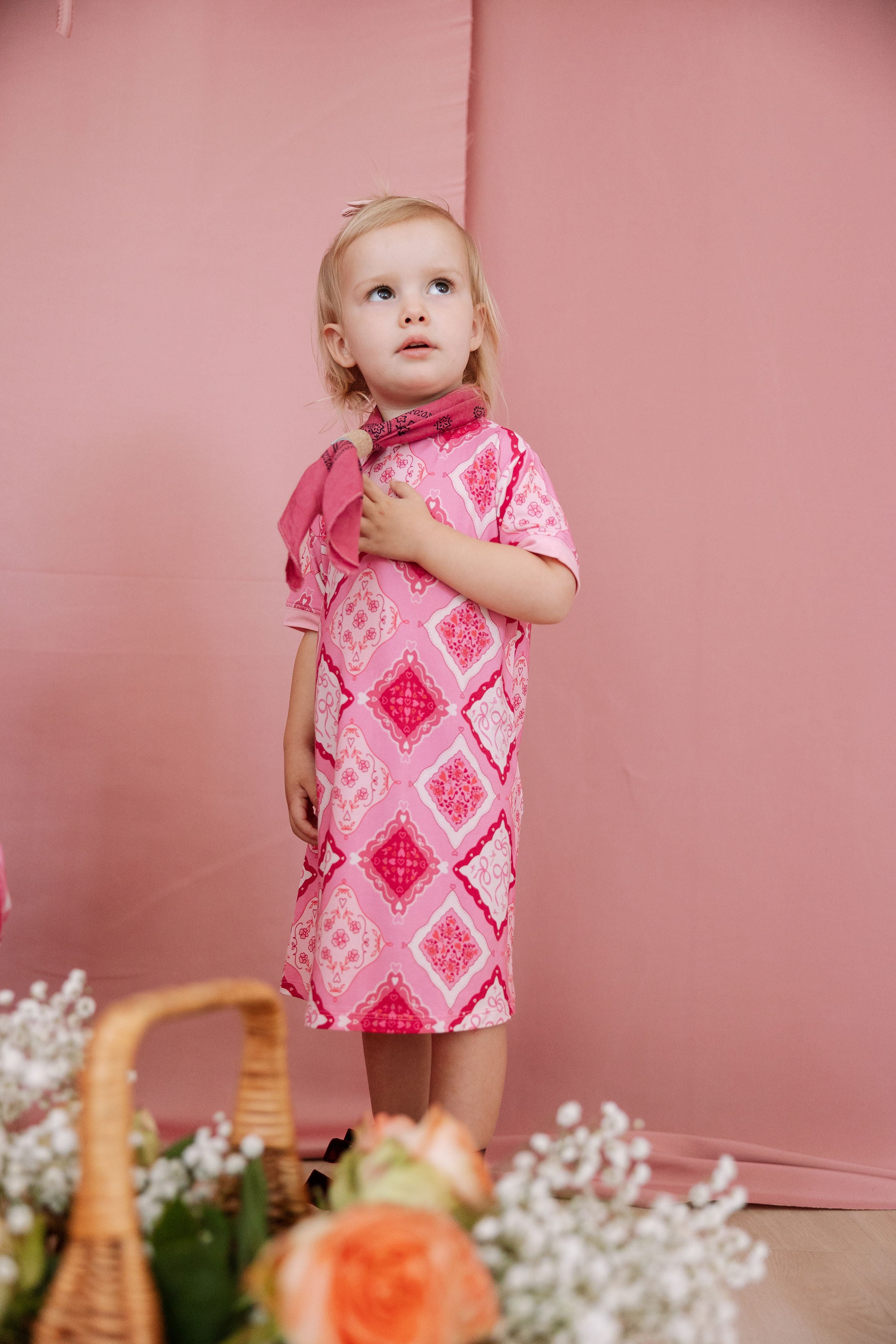 Darlin' Bandana | Girl's T-Shirt Dress