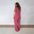 Load image into Gallery viewer, Berry Ribbed | Women's Flare Set
