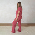 Load image into Gallery viewer, Berry Ribbed | Women's Flare Set
