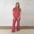 Load image into Gallery viewer, Berry Ribbed | Women's Flare Set
