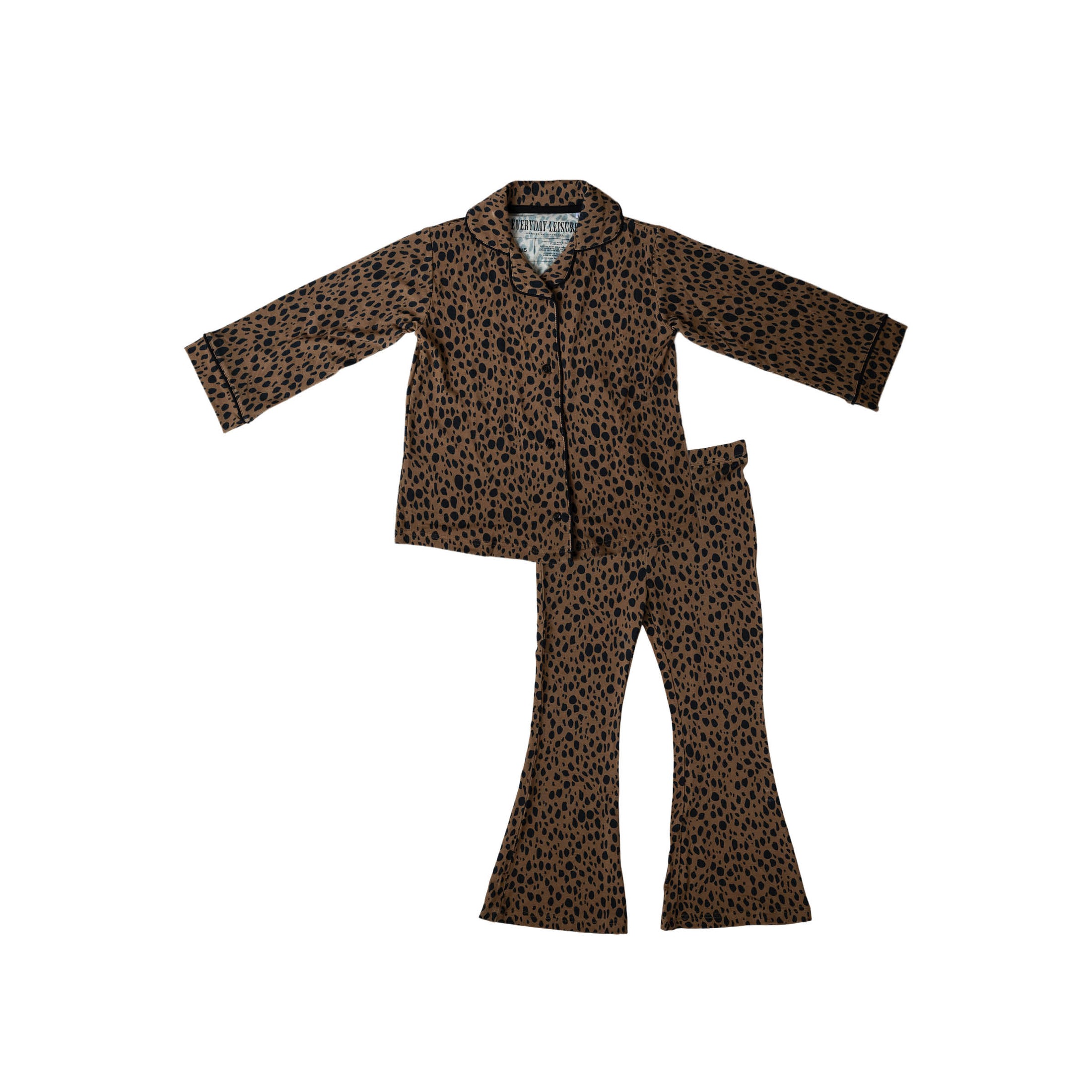 Cheetah | Girl's Flare Set