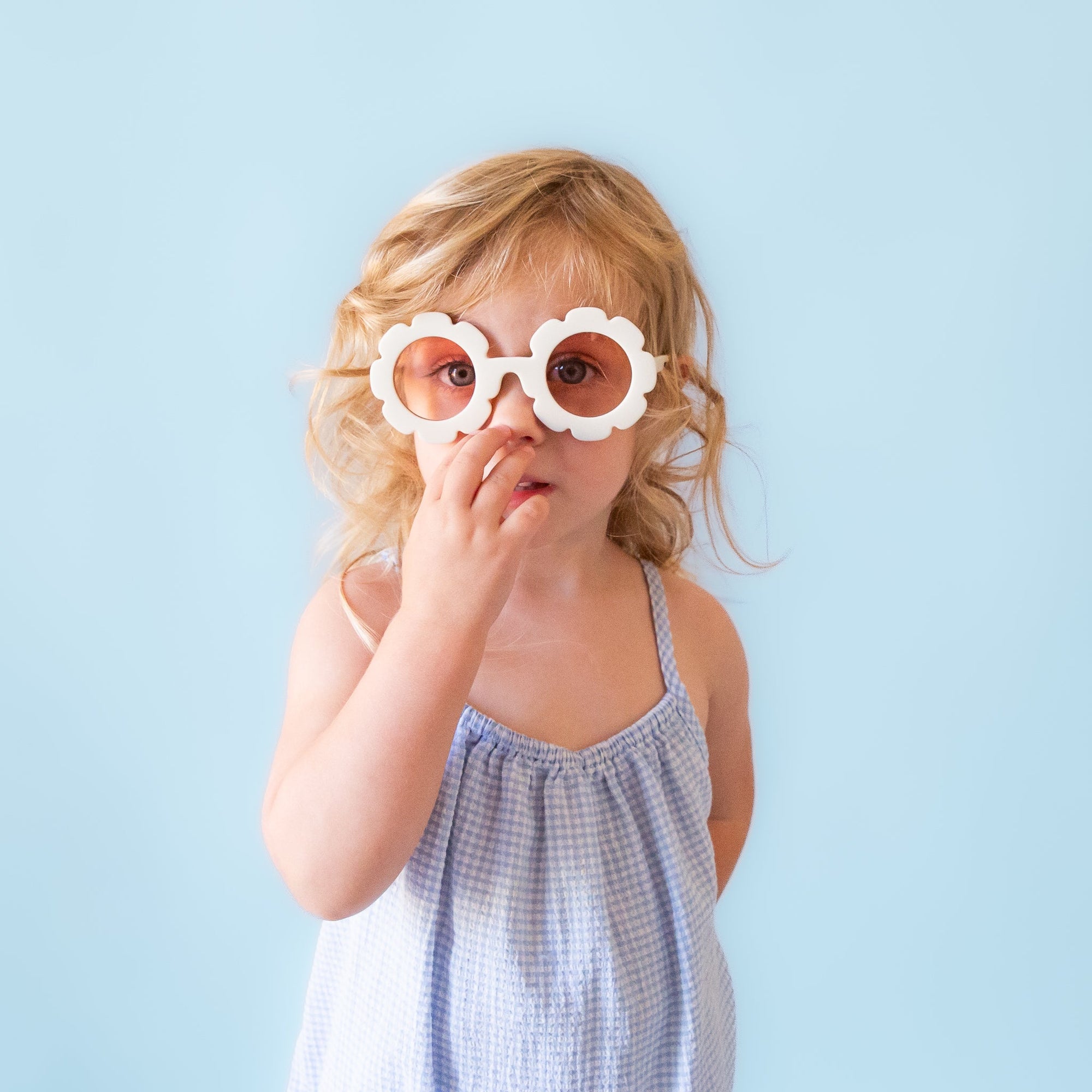 Kids Flower Sunglasses | Ivory
