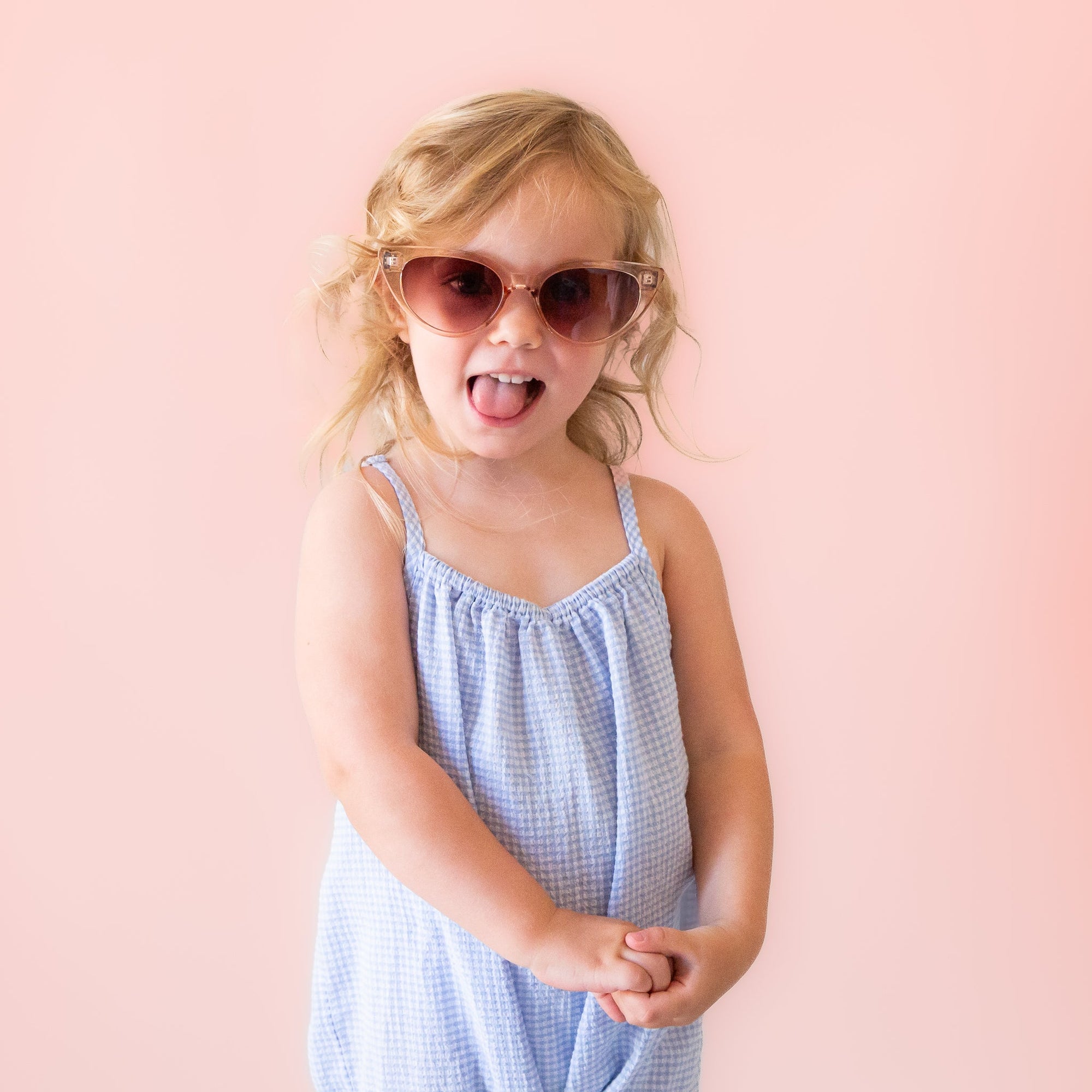 Kids Frenchie Sunglasses | Champagne