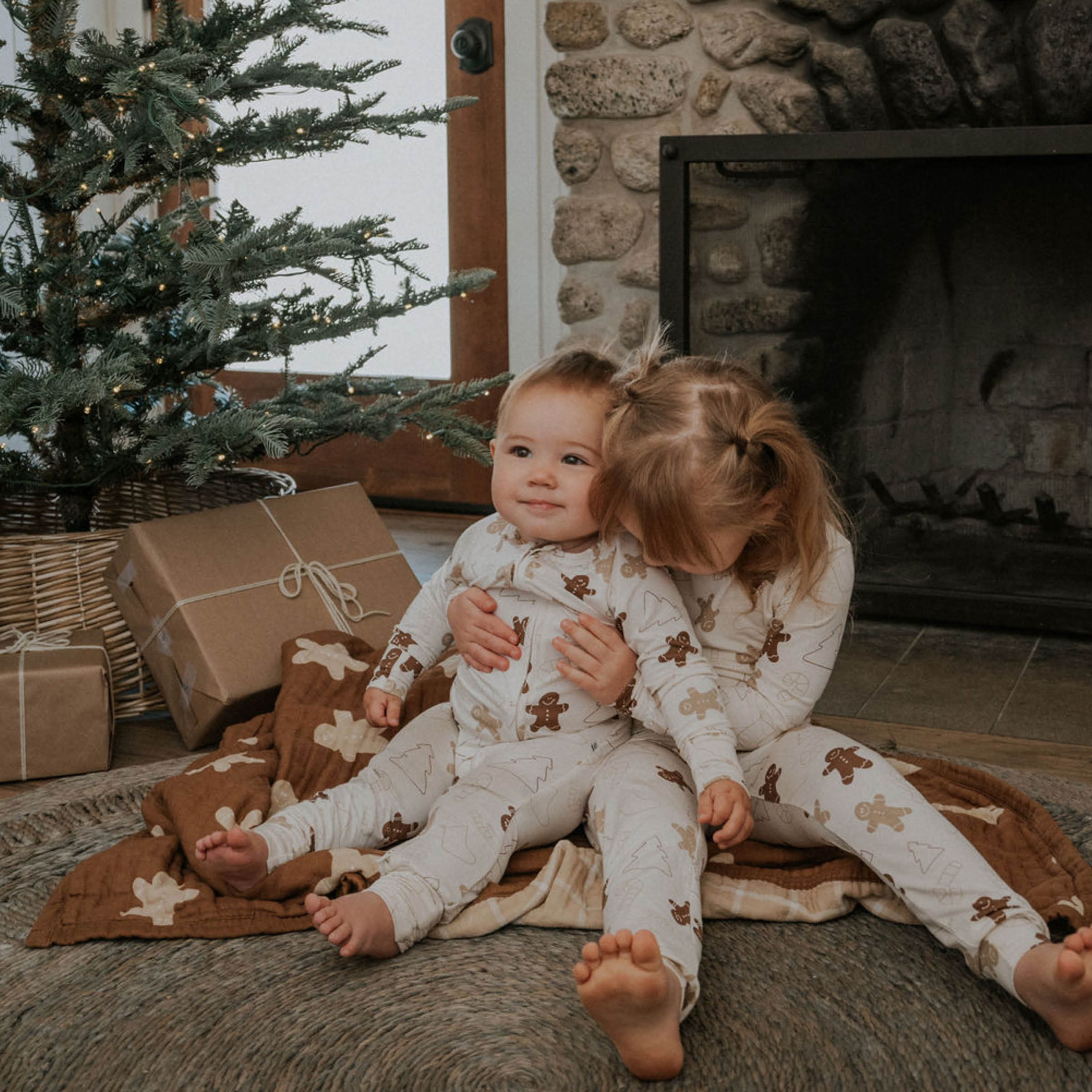 Gingerbread | Bamboo Zip Romper