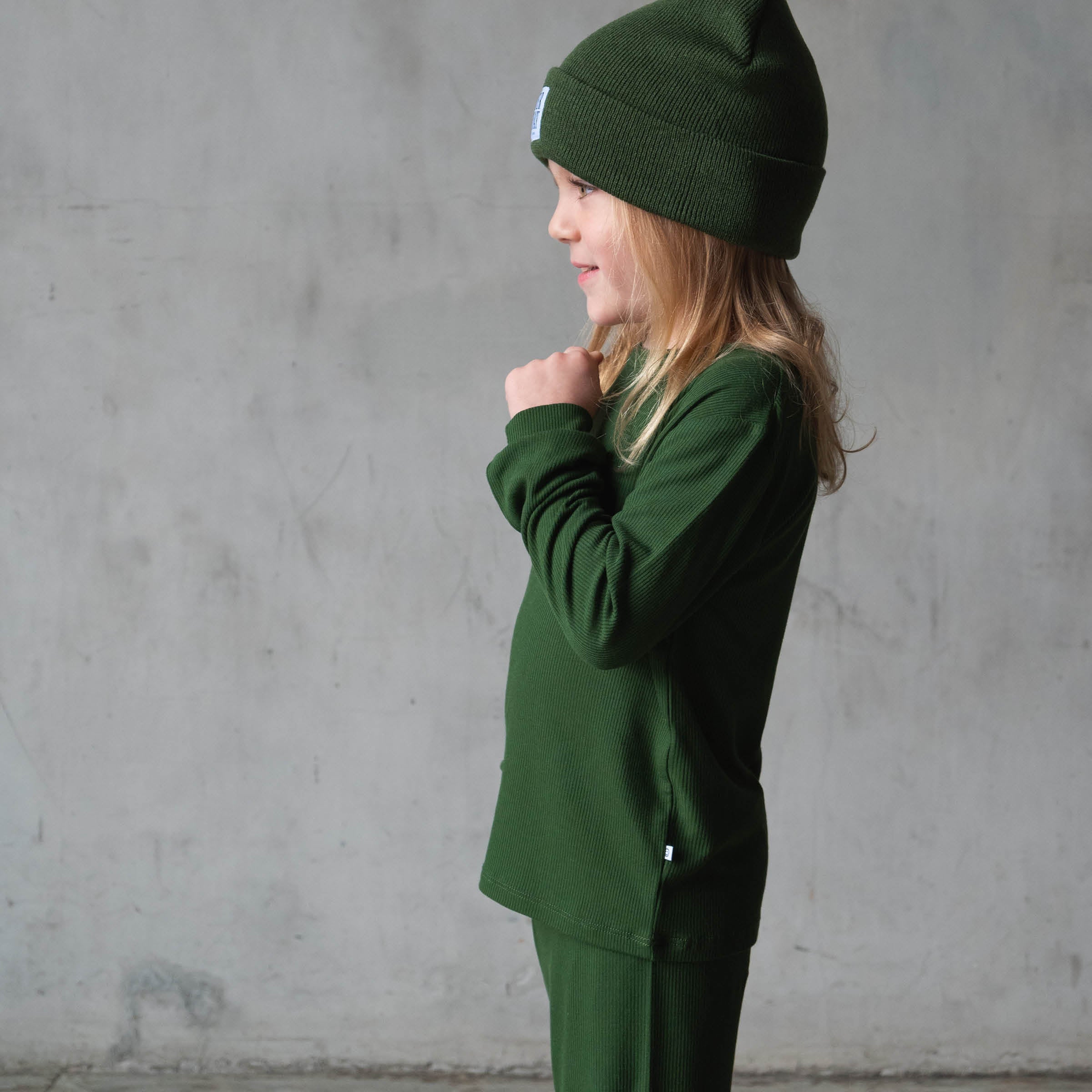 Knit Beanie | Green