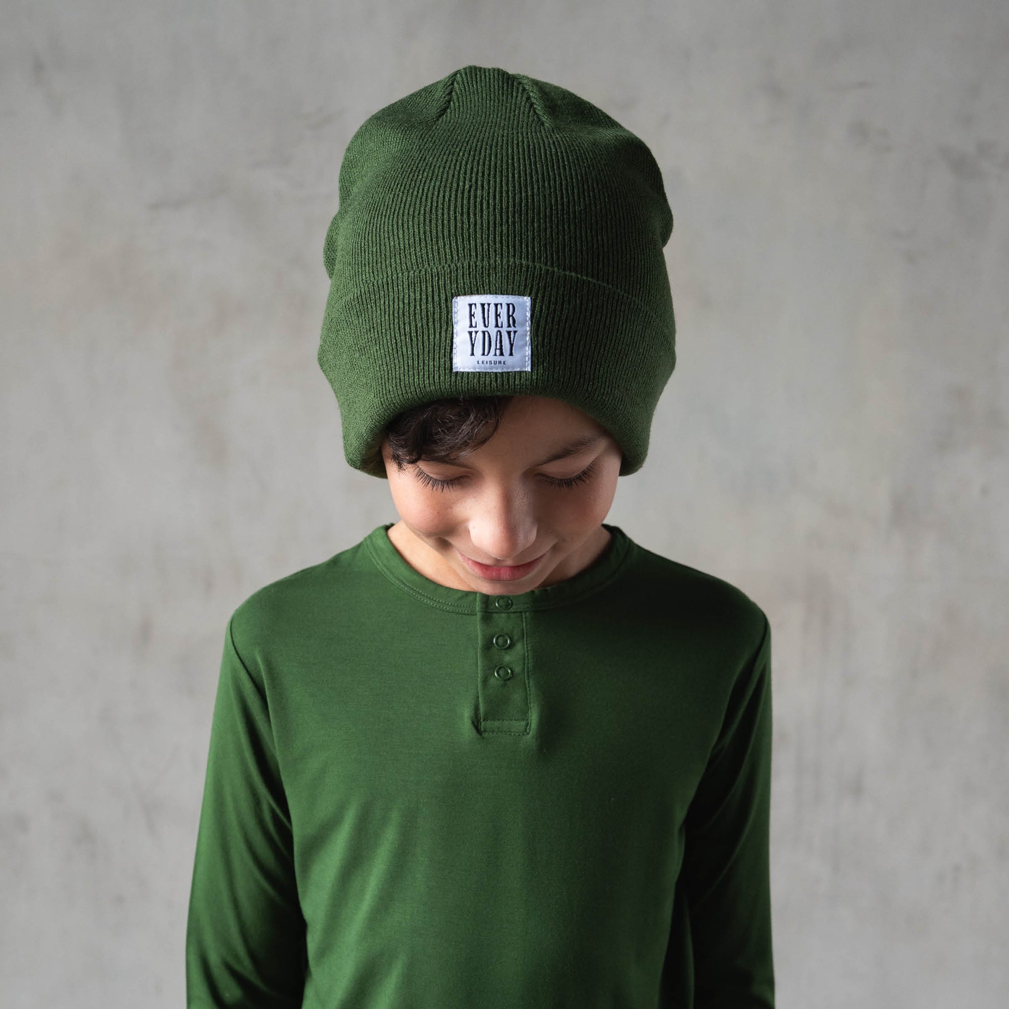 Knit Beanie | Green