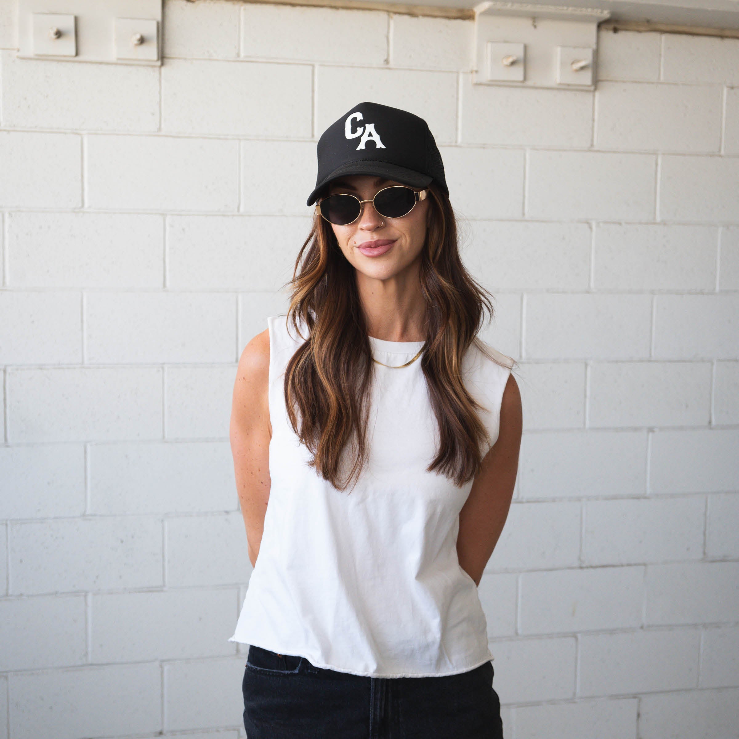 CA | Trucker Hat (Black)