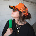 Load image into Gallery viewer, CA | Trucker Hat (Neon Orange Camo)
