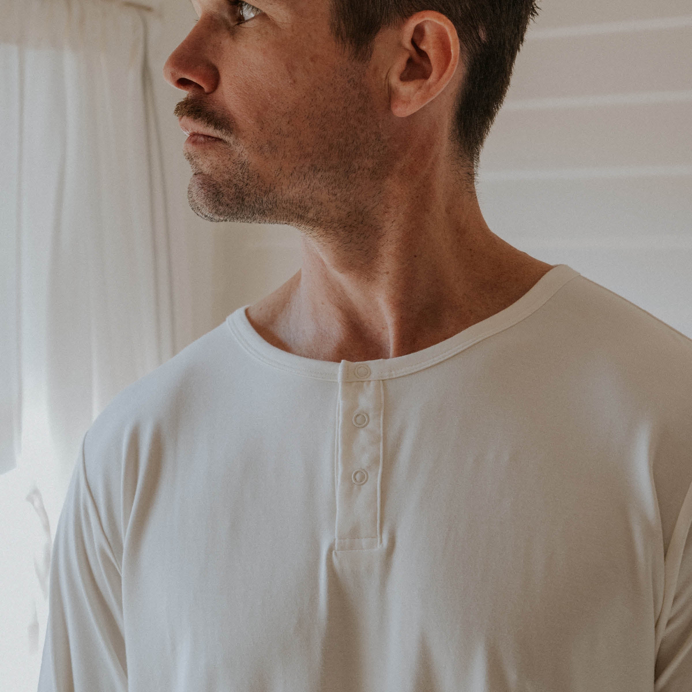 Cream | Everyday Men's Henley