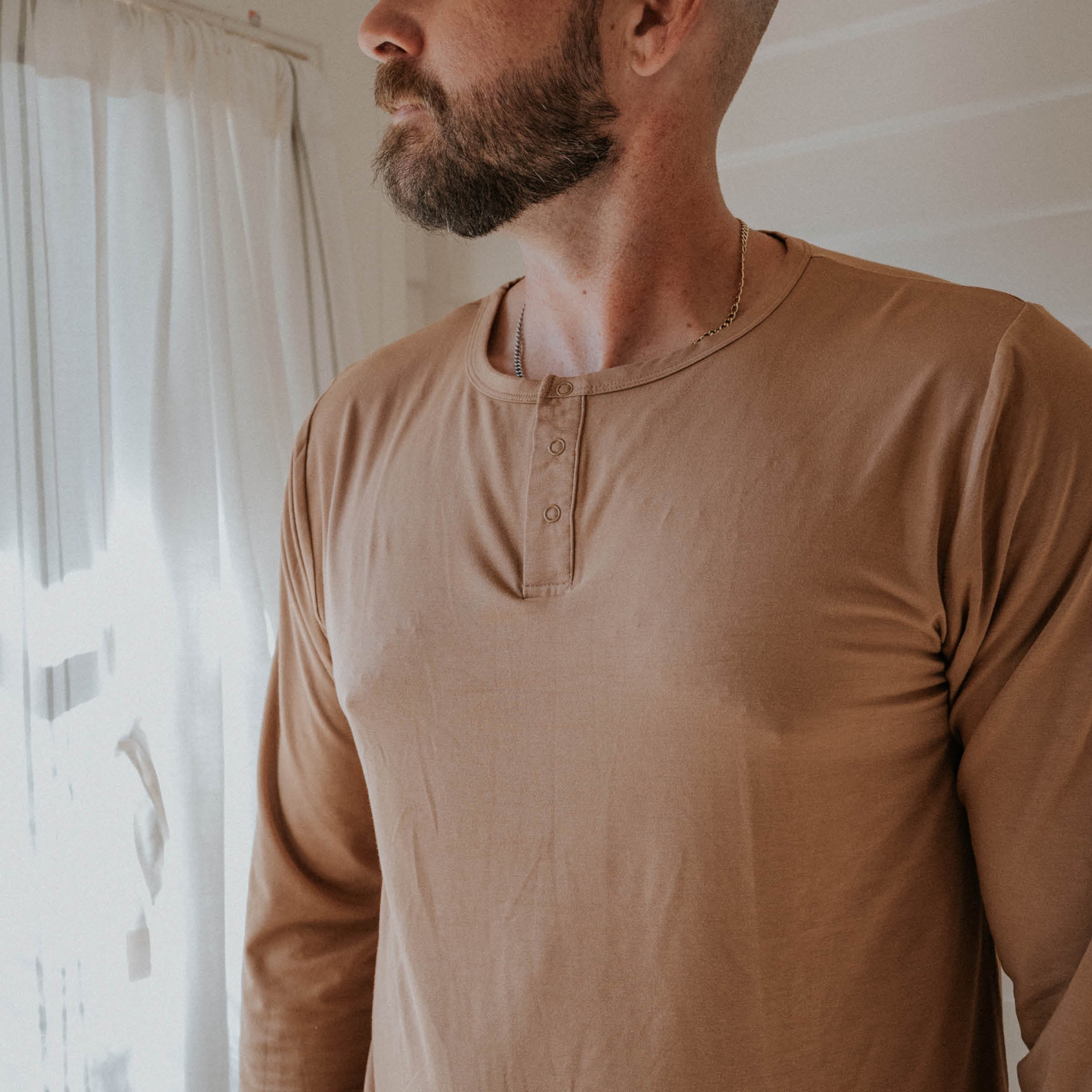 Brown | Everyday Men's Henley