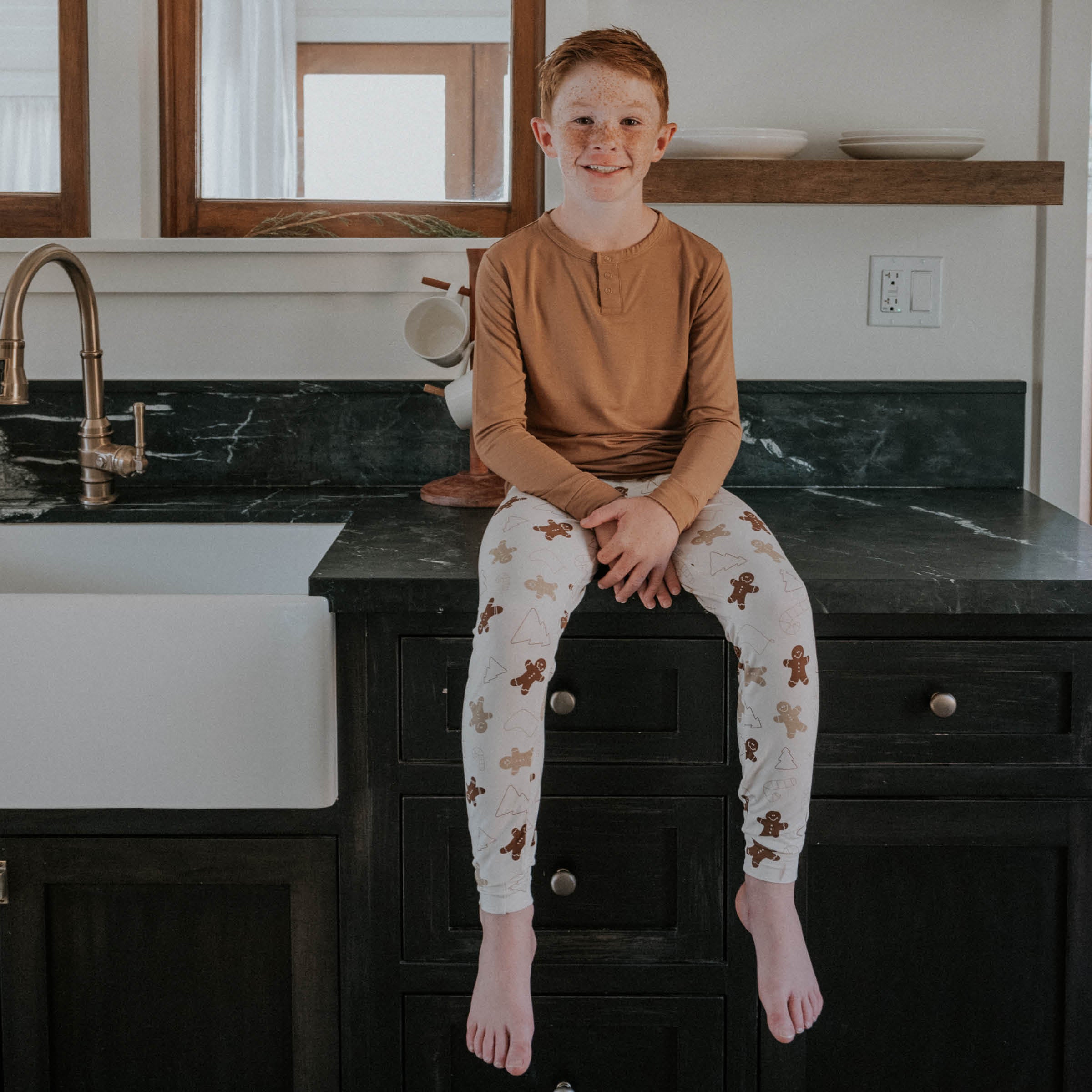 Brown | Everyday Boy's Henley