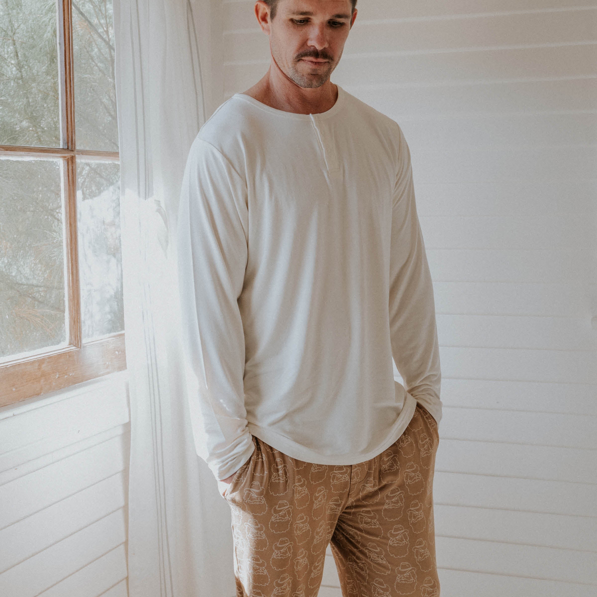 Cream | Everyday Men's Henley