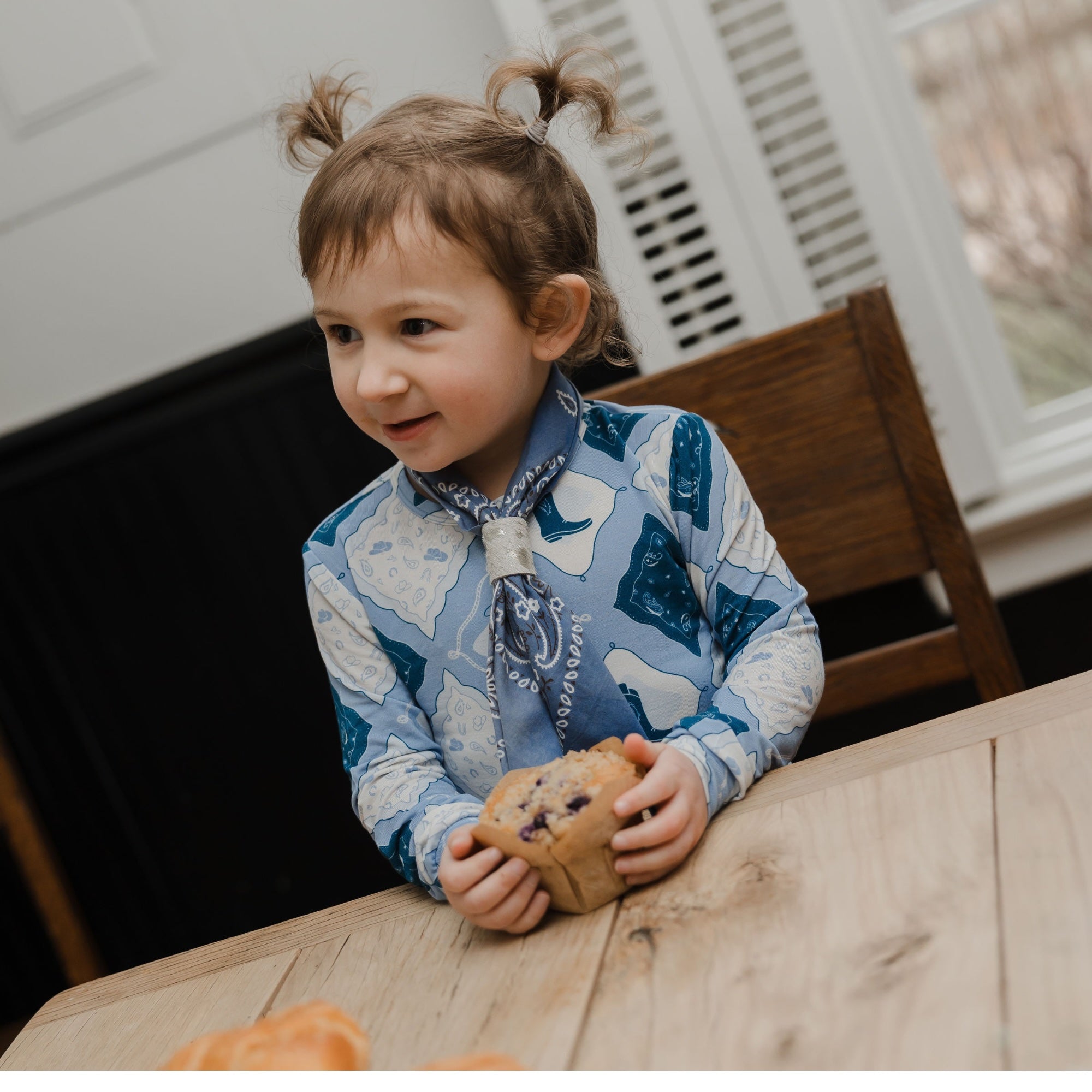 Denim Hues Hand Dyed Bandana