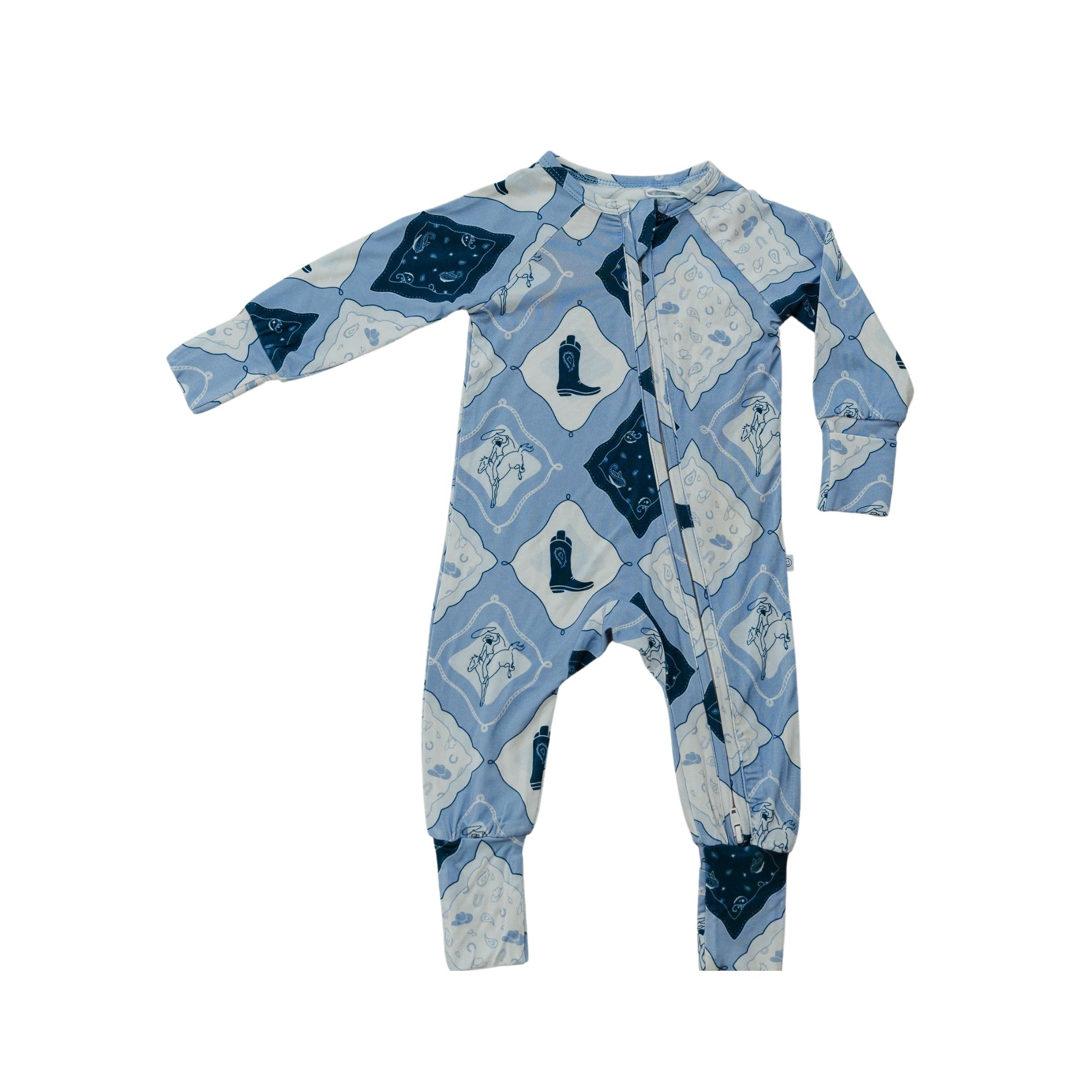 Knox | Bamboo Zip Romper