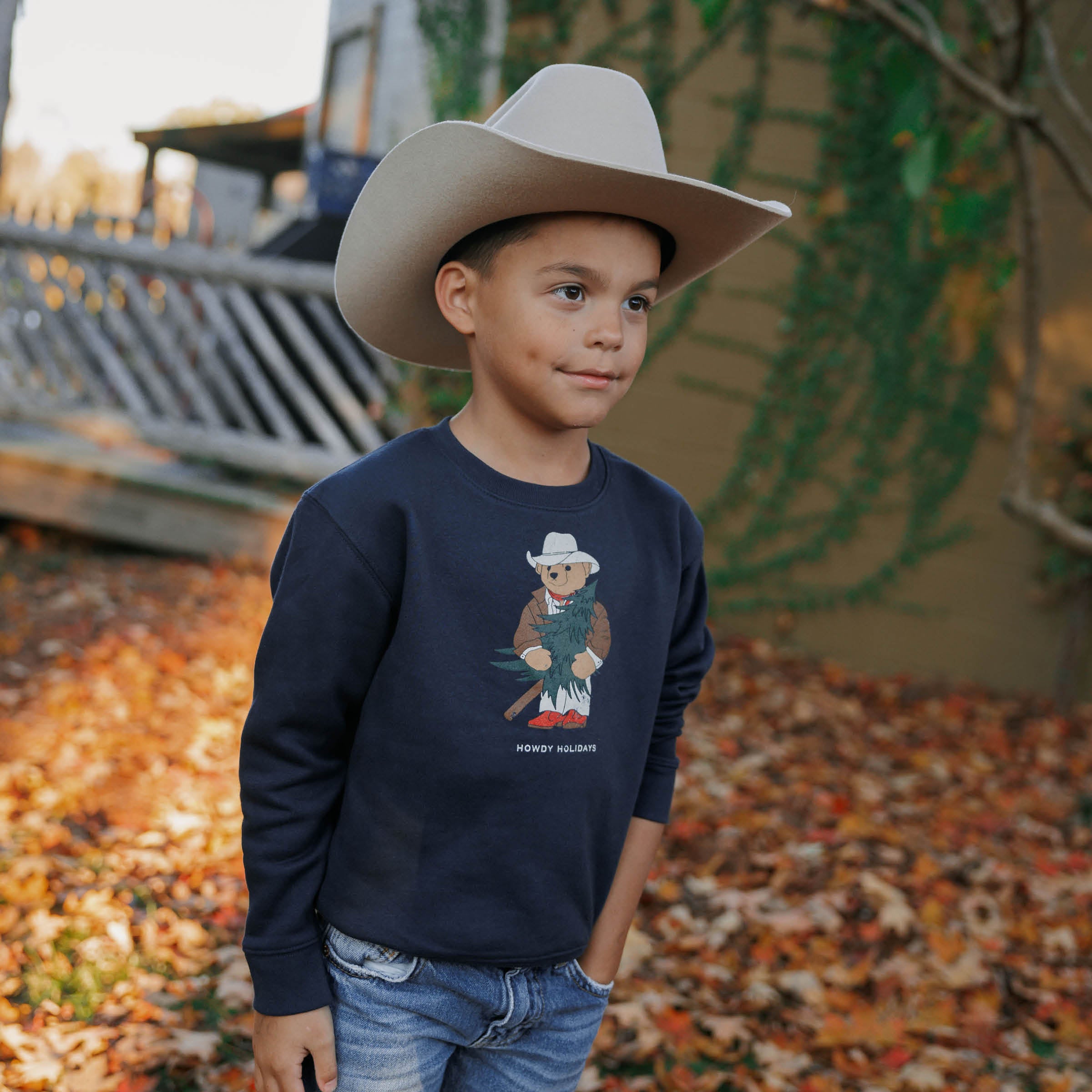 Howdy Bear | Youth Pullover
