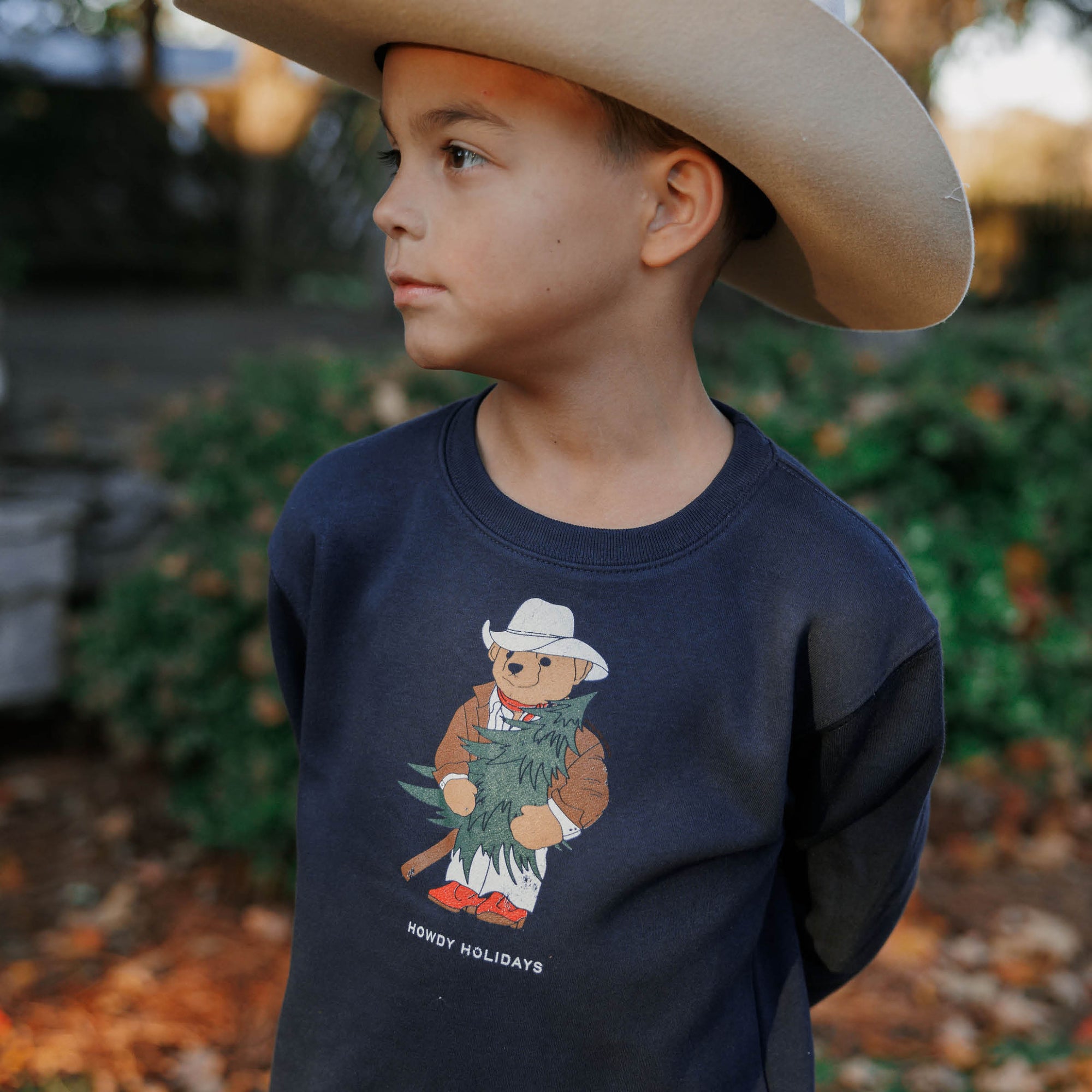 Howdy Bear | Youth Pullover