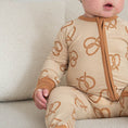 Load image into Gallery viewer, Pretzel | Bamboo Zip Romper
