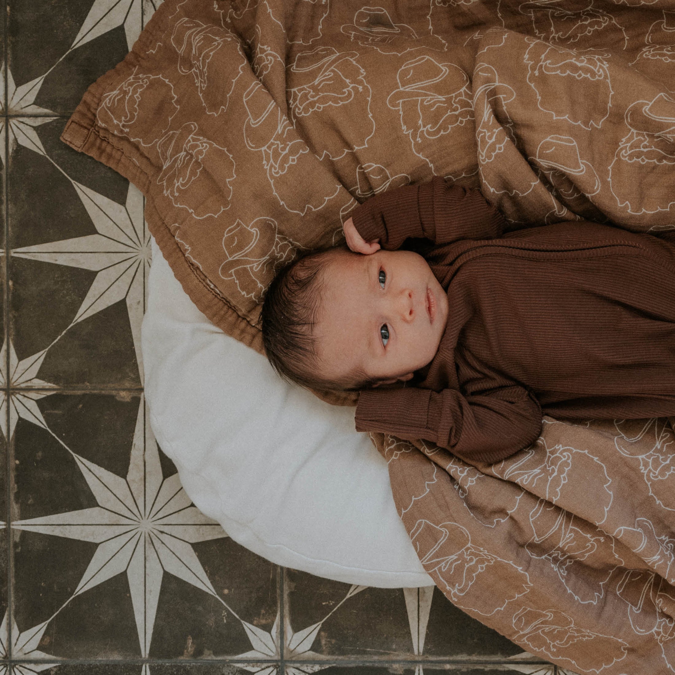 Ranch Santa | Reversible Muslin Quilt