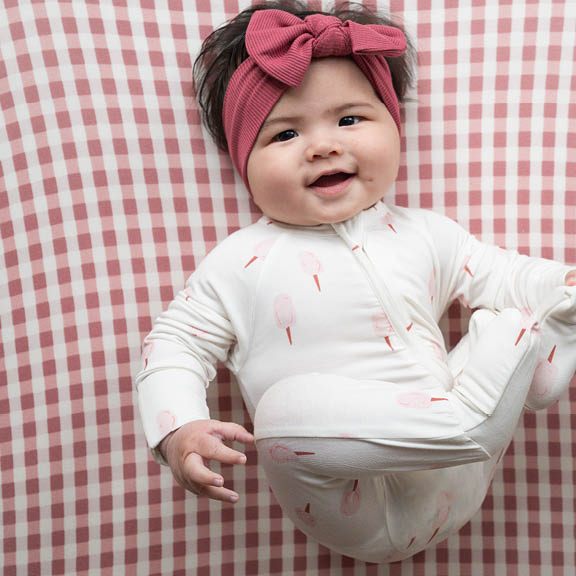 Cotton Candy | Bamboo Zip Romper