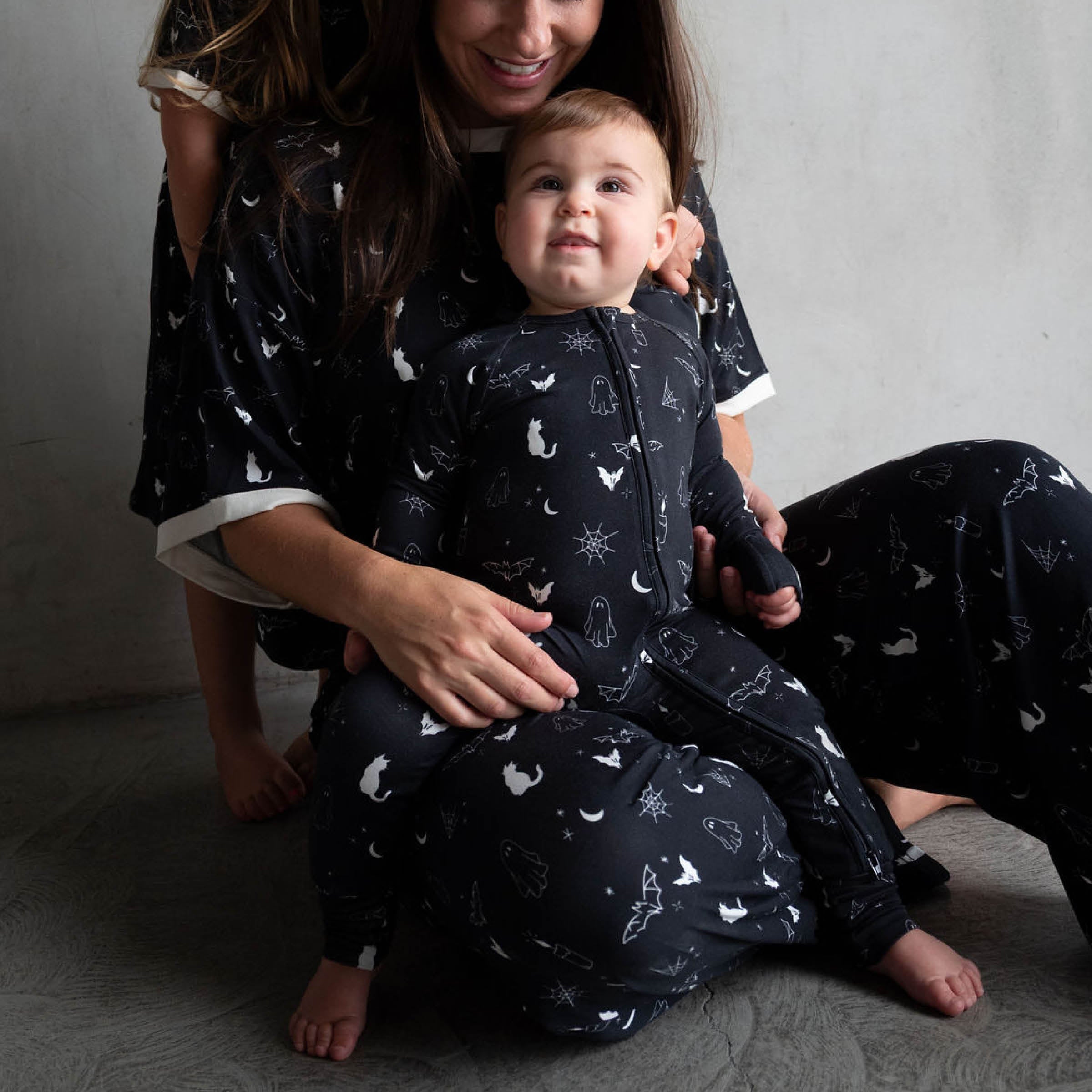 *PRE-ORDER 9/29* Spooky | Bamboo Zip Romper