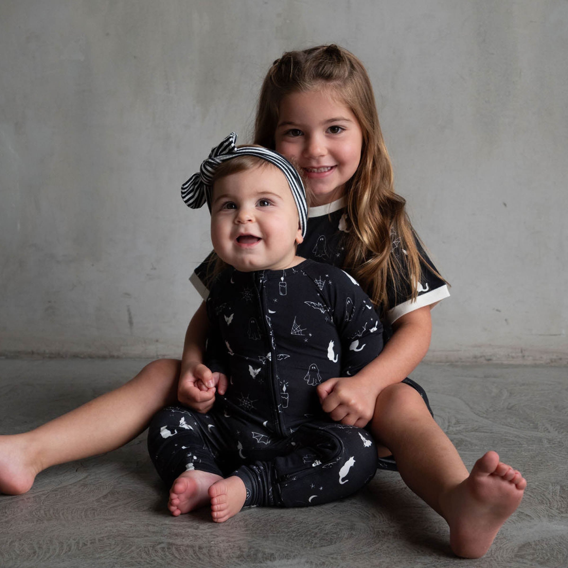 *PRE-ORDER 9/29* Spooky | Bamboo Zip Romper