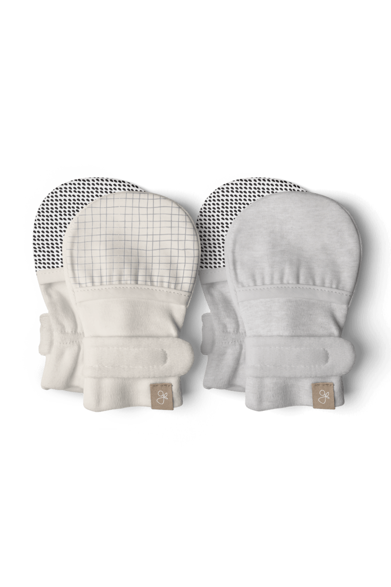 STAY ON 2-PACK MITTS | STORM GRAY + GRIDLOCK