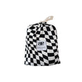 Load image into Gallery viewer, B&W Wavy Checker | Bamboo Swaddle
