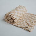 Load image into Gallery viewer, Wavy Checker | Bamboo Swaddle
