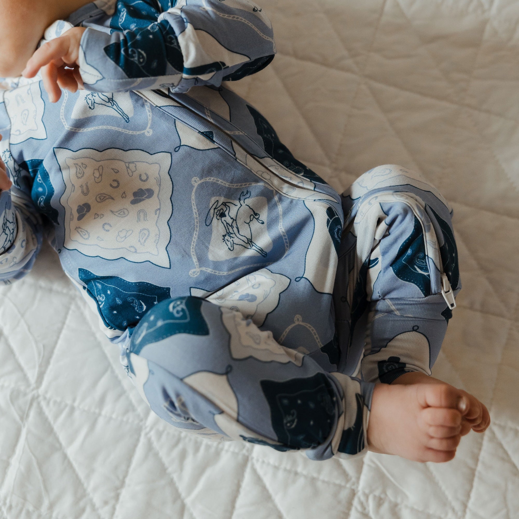 Knox | Bamboo Zip Romper