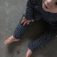 Load image into Gallery viewer, Midnight Checker | Bamboo Zip Romper
