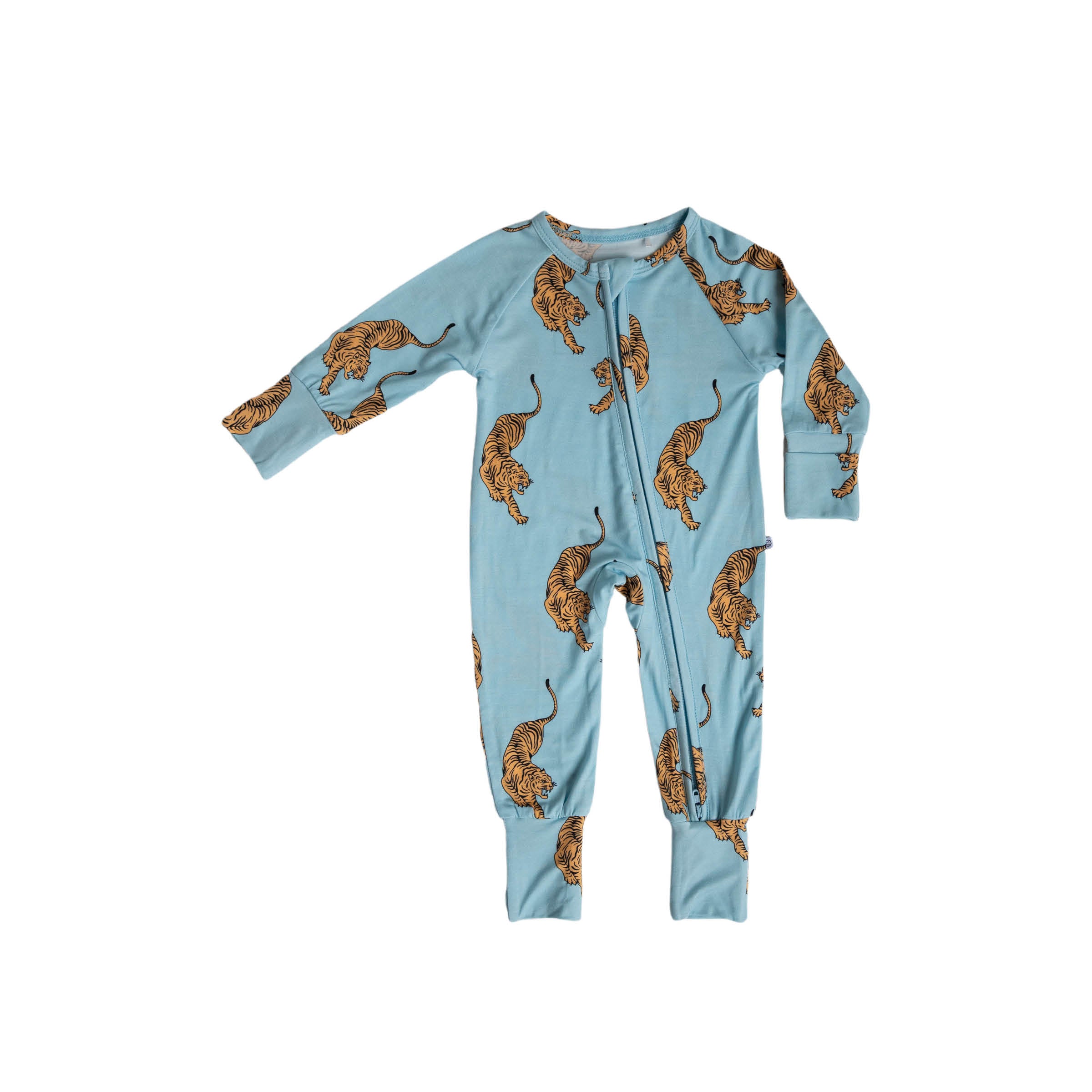 Tigers | Bamboo Zip Romper