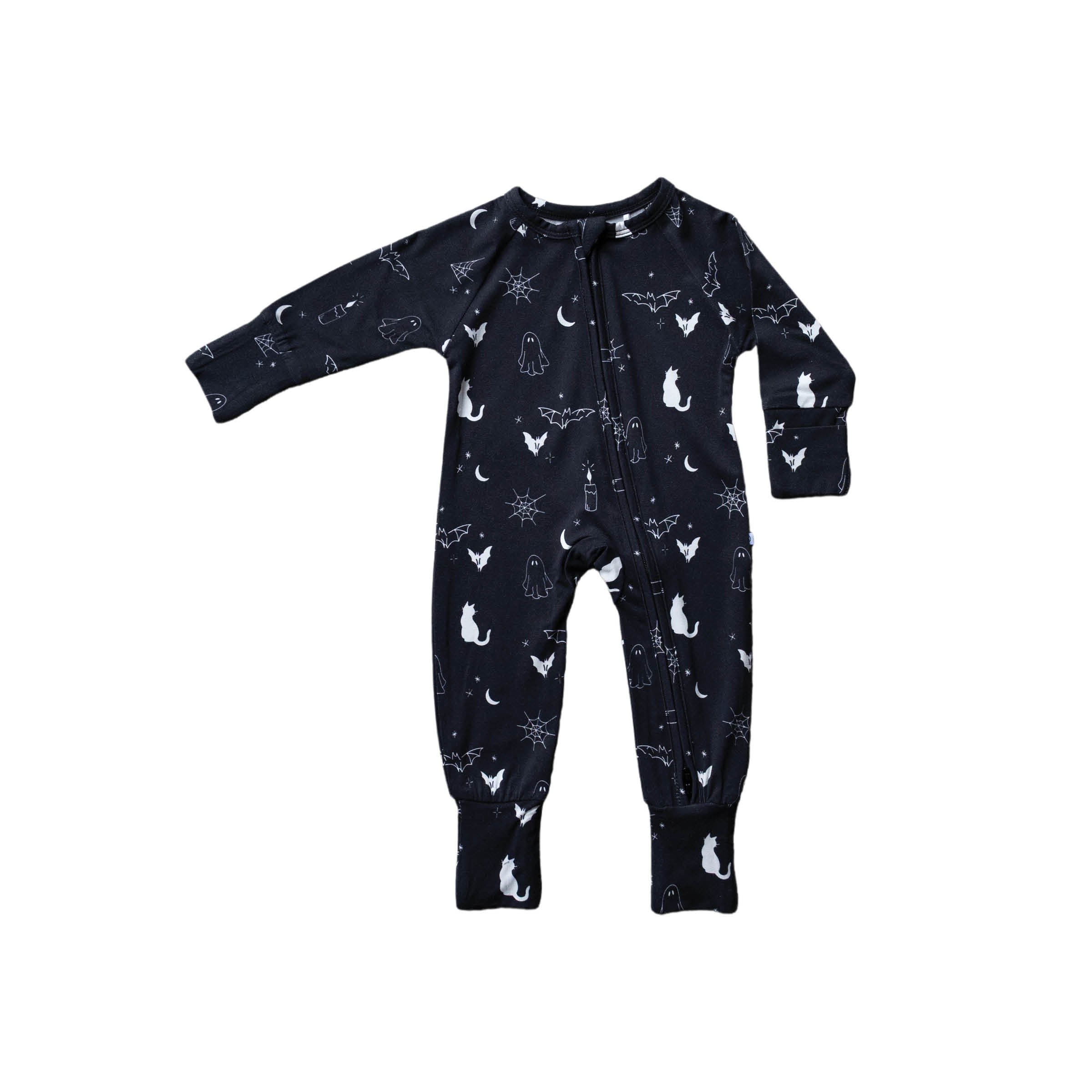 *PRE-ORDER 9/29* Spooky | Bamboo Zip Romper
