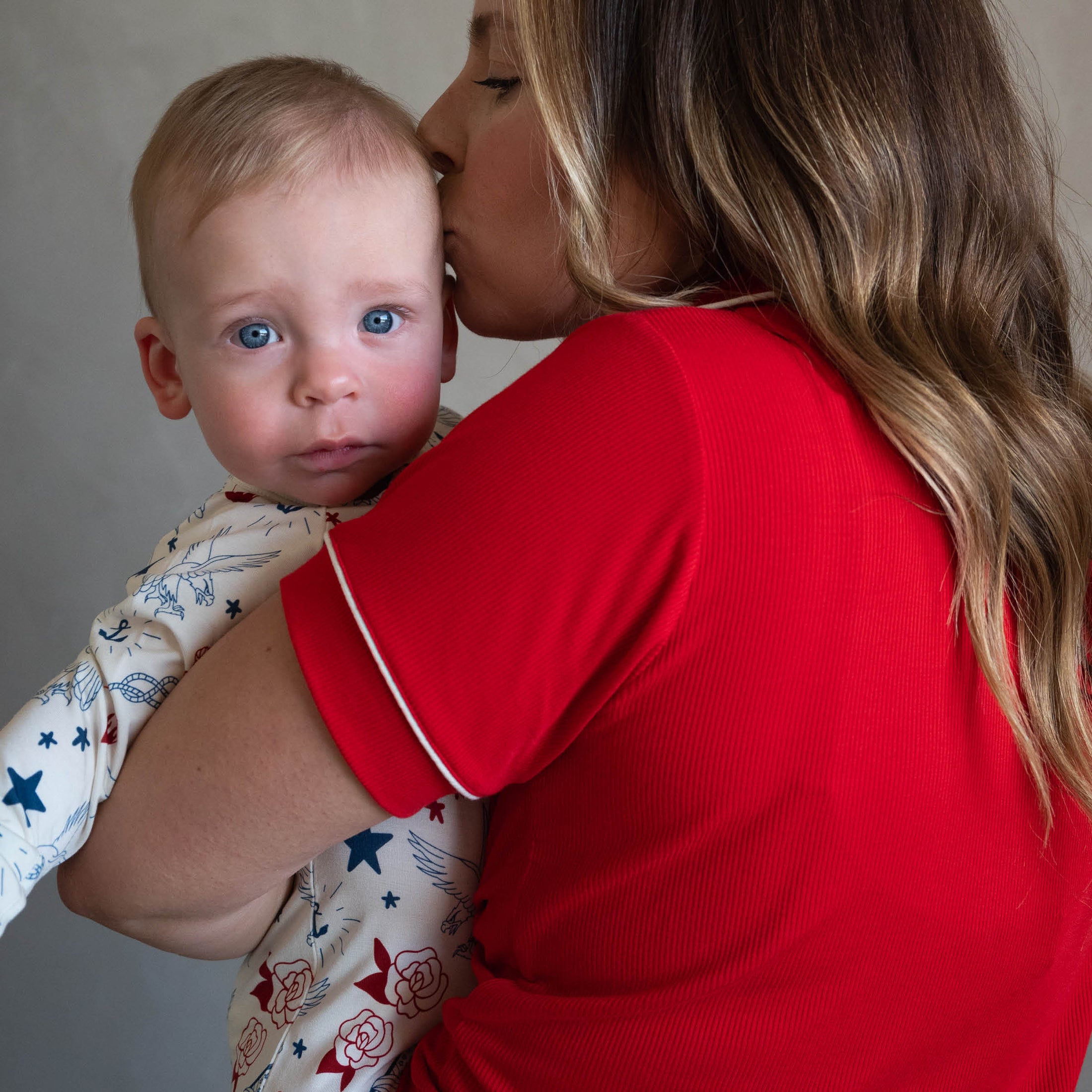 Vintage Americana | Bamboo Zip Romper