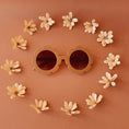 Load image into Gallery viewer, Sunshine Studios - Kids Flower Sunglasses | Cognac
